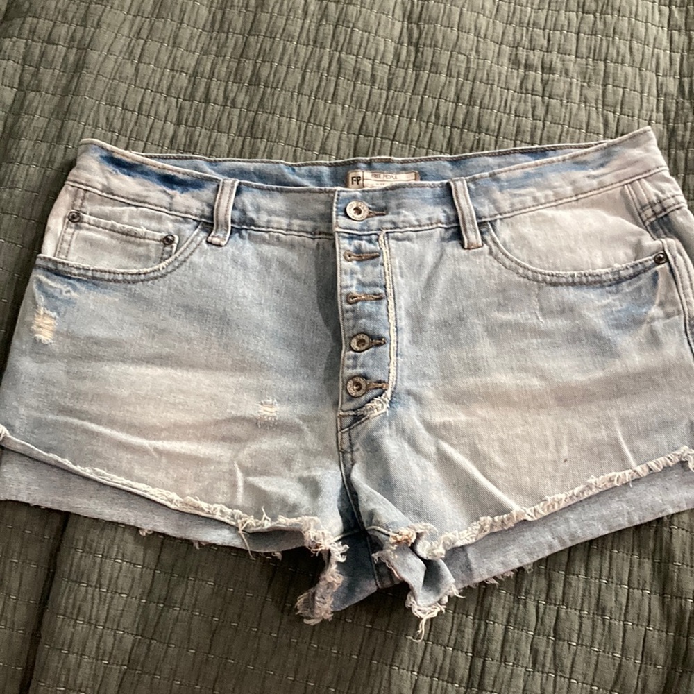 Free People Jean Shorts